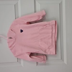 Pink fleece pullover